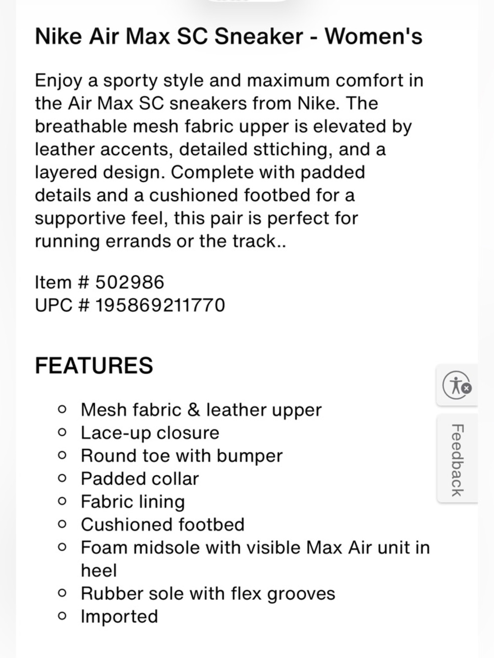 Nike Air Max SC - Picture 11 of 11